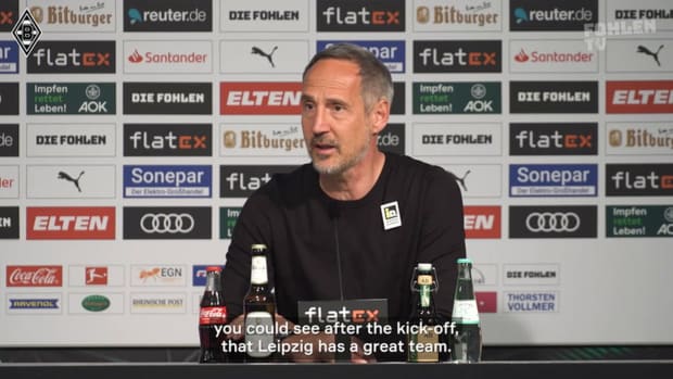Hütter pleased with Gladbach's fighting spirit